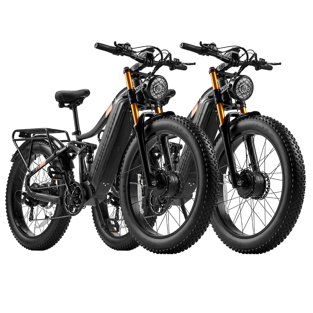Burchda HC26 AWD 3000W Mountain eBike | 48V 30Ah 1440Wh Battery | 32 mph Top Speed Burchda HC26 AWD 3000W Mountain eBike | 48V 30Ah 1440Wh Battery | 32 mph Top Speed