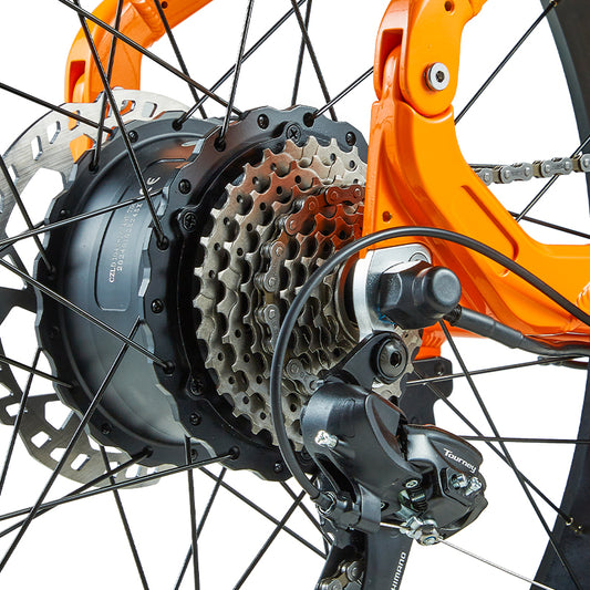 Burchda RX30 Long Range AWD Mountain eBike | 1000W 48V 30Ah | High ...