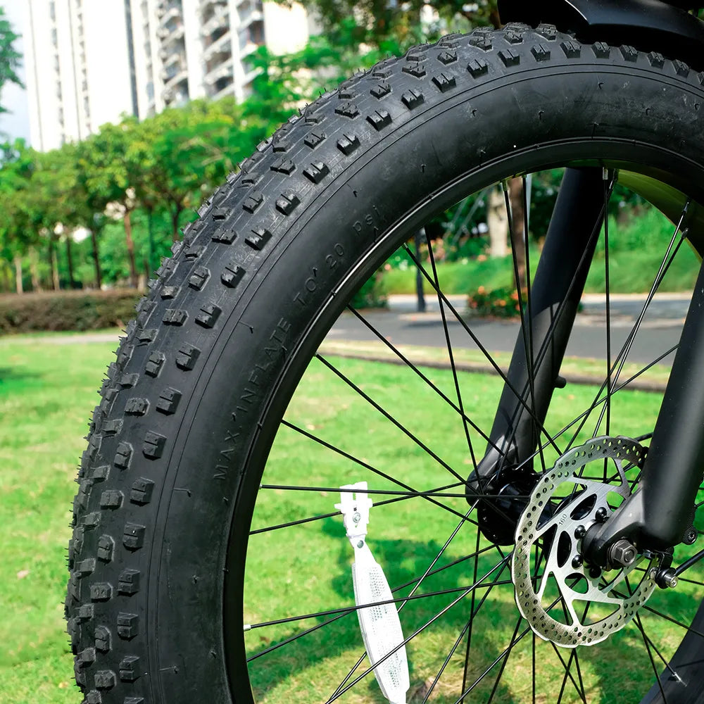 Burchda R5 Pro electric bike 26 x 4.0-inch fat tires
