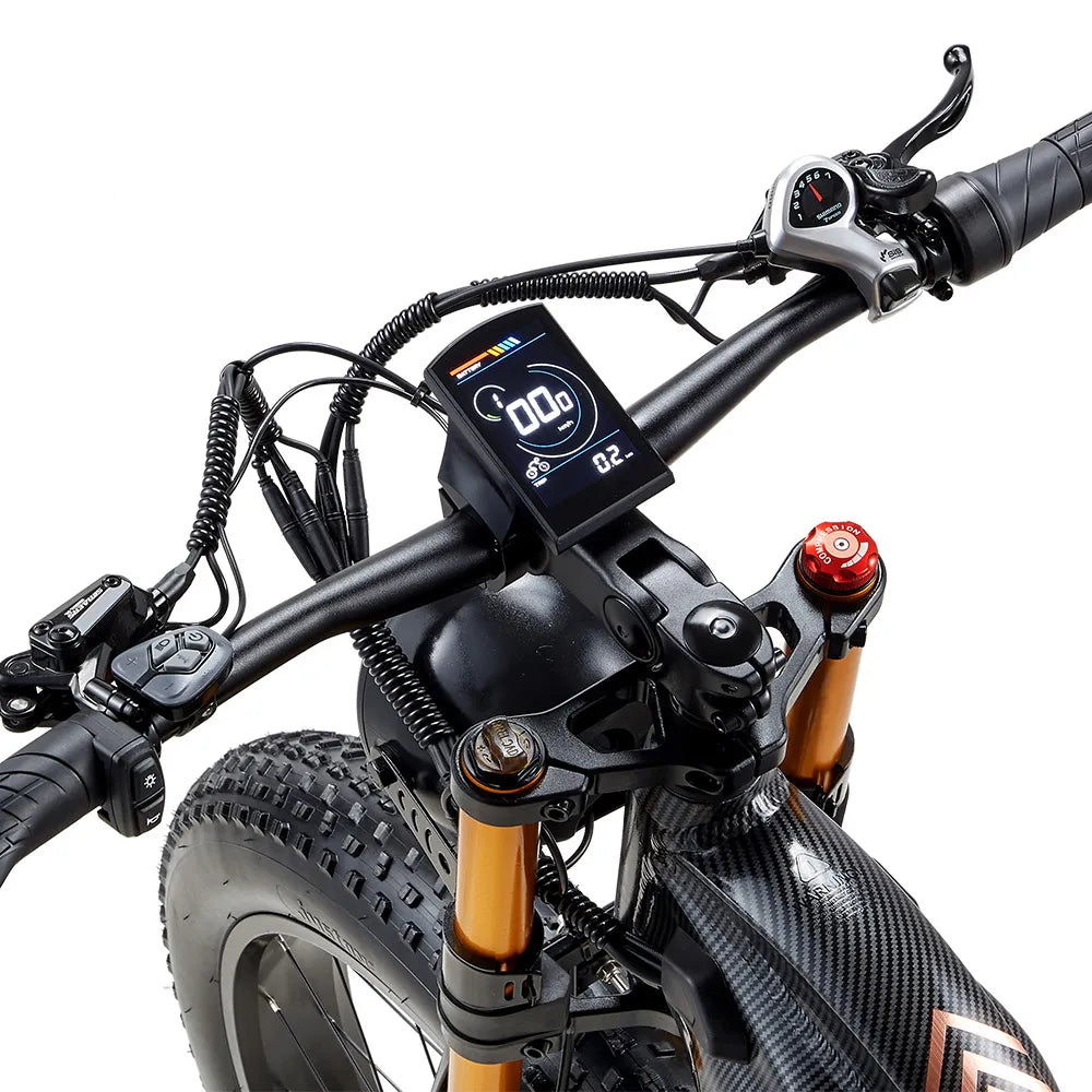 BURCHDA HC26 AWD Handlebar and LCD Display