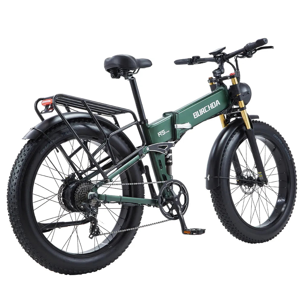 R5 PRO Fat Tire Electric Bike - Green