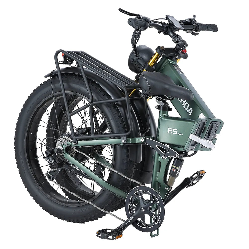 Burchda R5 Pro folding electric bike for easy storage