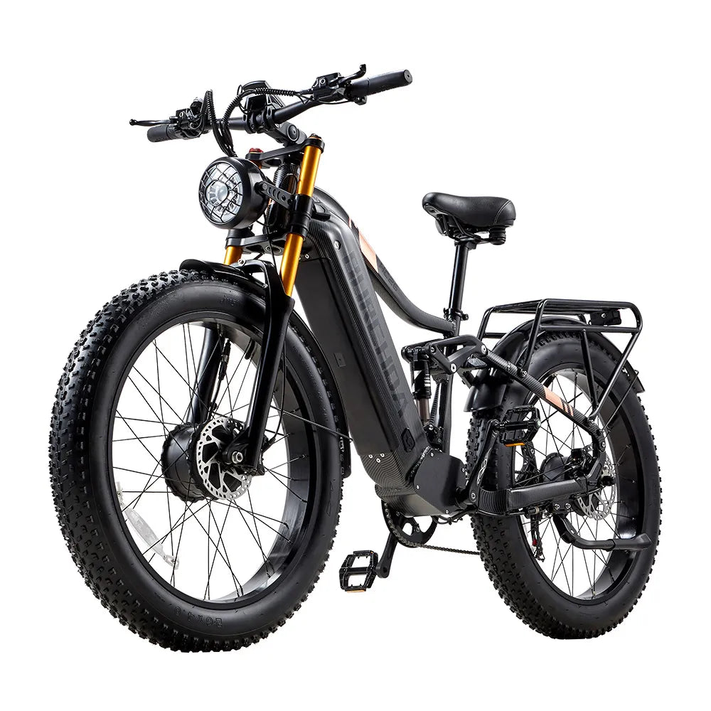 Side view of the BURCHDA HC26 electric mountain bike