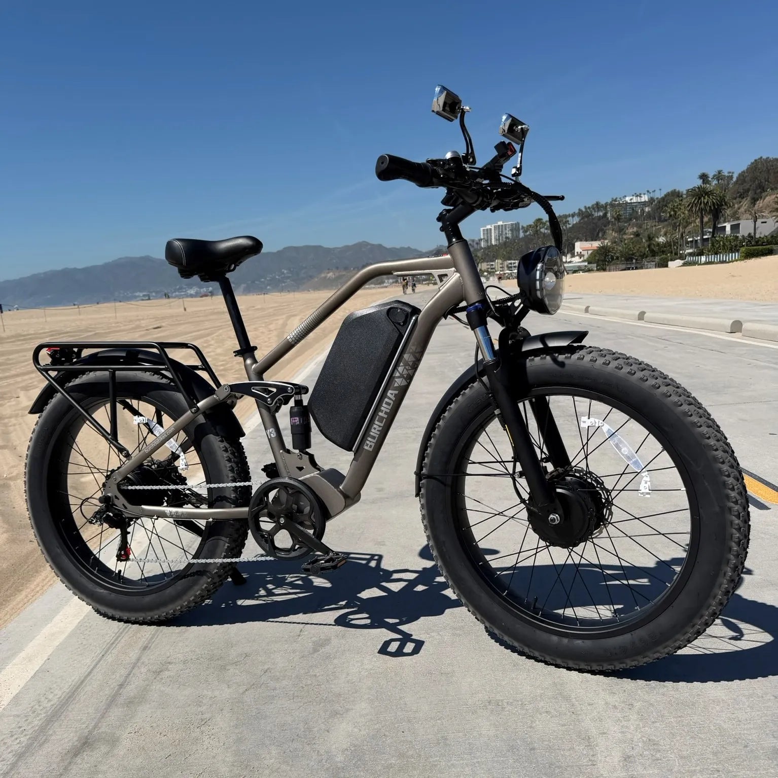 Conquer any mountain on the Y3 AWD fat-tire e-bike
