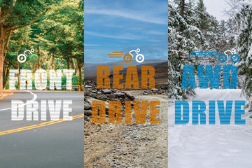 Burchda C35 three drive modes: front drive, rear drive and AWD across paved road, gravel and snow